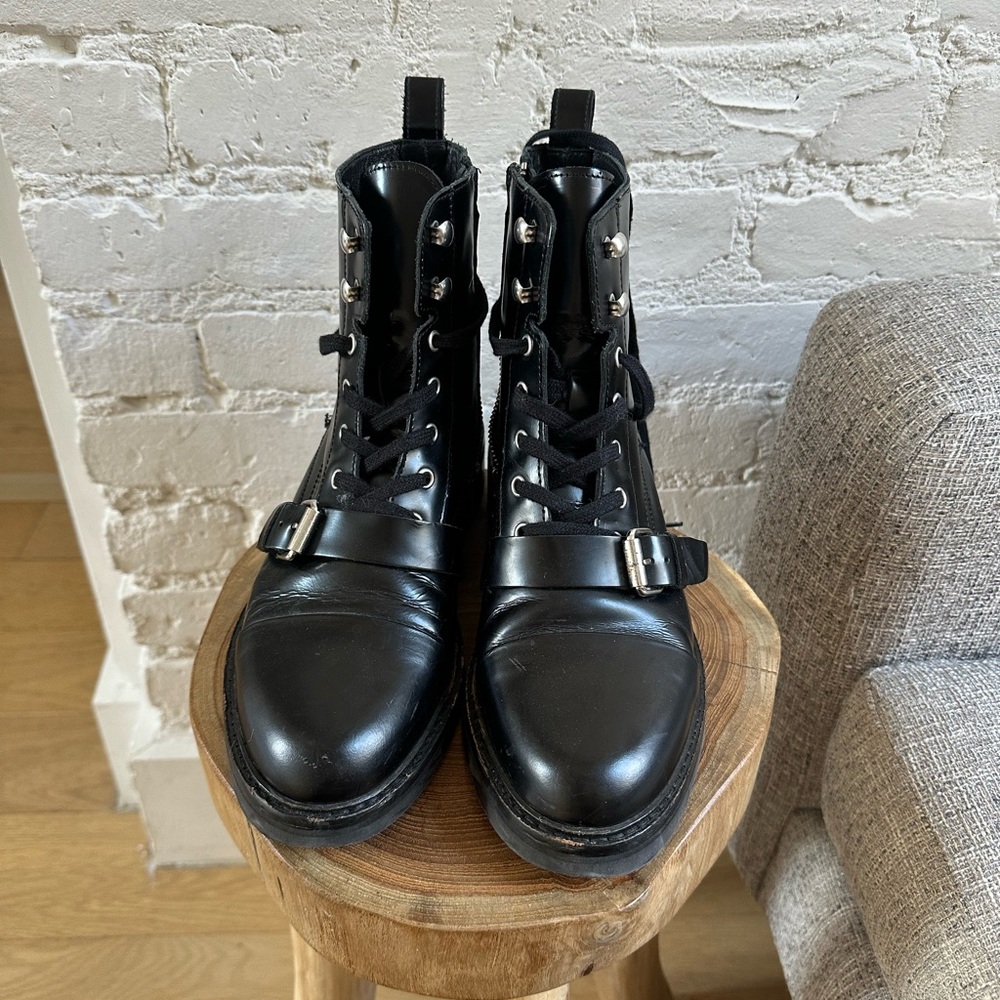 All Saints Donita Combat Boot size 39 (US 8.5)